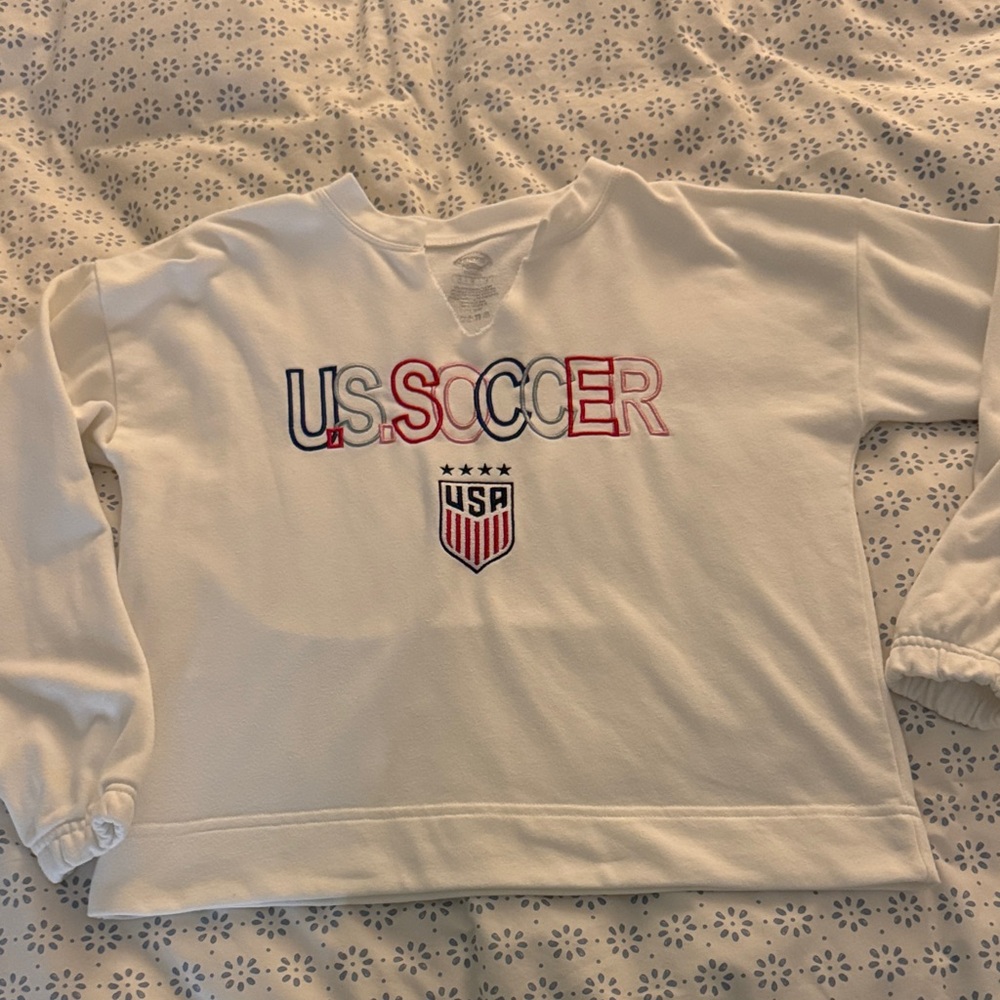 White US Soccer Sweatshirt